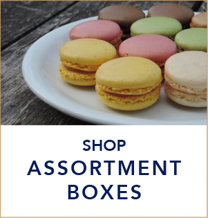 macarons assortment on a plate
