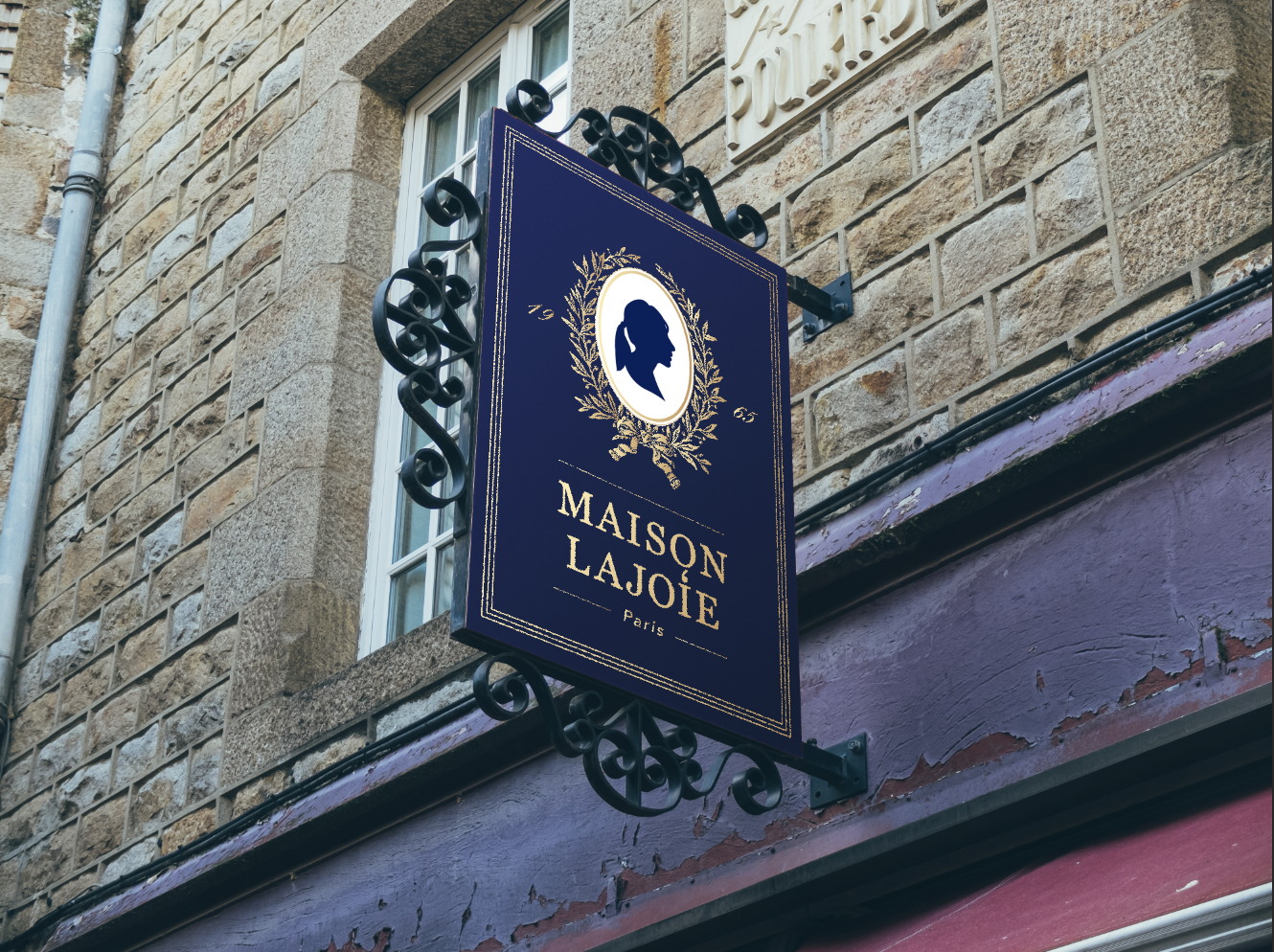 Sign of Paris store