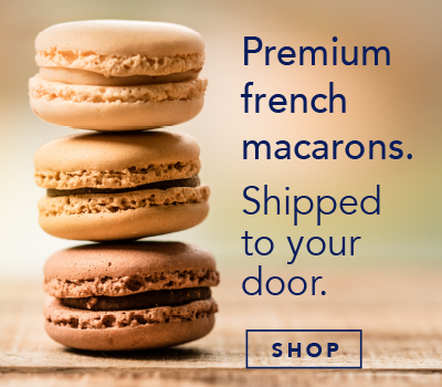ad for premium macarons